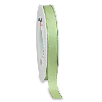 Image of Präsent Europa Taffeta Ribbon Pastel Green 15 mm width, 50 m length