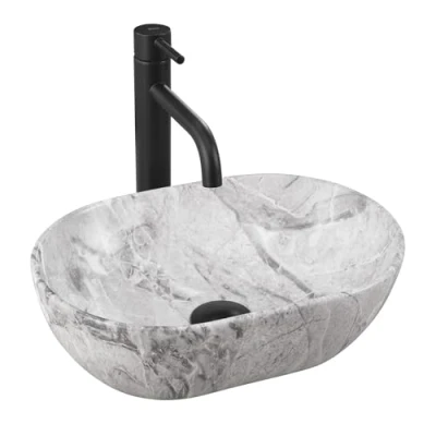 Image of REA U9109 Bathroom Sink Made of Ceramic Amelia Mini Matt Imitation U9109, Stone