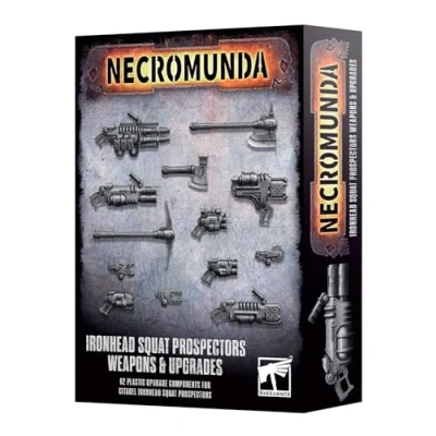 Image of Games Workshop Warhammer Necromunda: Squats Prospectors Weapons &amp; Upgrades (Ironhead Squats)