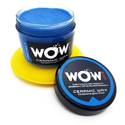 Image of WOW:DTL Ceramic Paste car wax 100g Protection with a High Gloss Finish (Free applicator pad) Contains Premium Carnauba, Bees &amp; Montan wax, SIO2