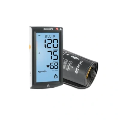 Image of Microlife BP A7 Touch BT Upper Arm Blood Pressure Monitor Bluetooth/USB, MAM &amp; AFIB, Stroke Risk Detection, Clinically Proven Cuff 22 42 cm, 2 Users x 99 m