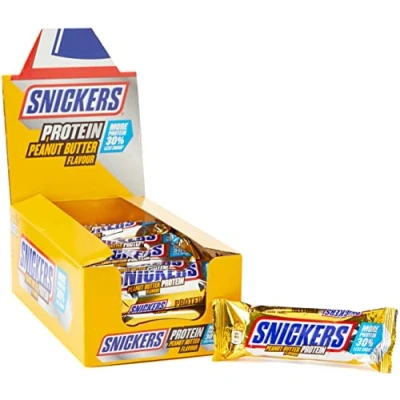 Image of Snickers Protein Peanut Butter Chocolate Bar, 18x47g
