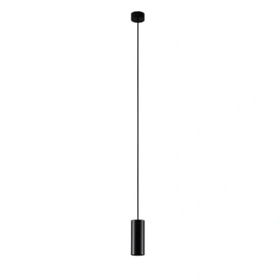 Image of Ceiling Light &#039;Ejona&#039; dimmable (Modern) in Black Made of Aluminium for e.g. Hallway (1 Source, GU10) from Arcchio Pendant Lighting, lamp, Hanging