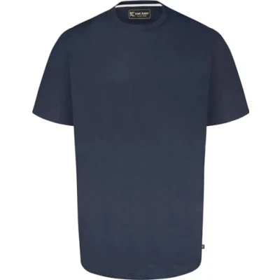 Image of KAM Jeanswear Men&#039;s Extra Long Plain T Shirt Blue 2XL