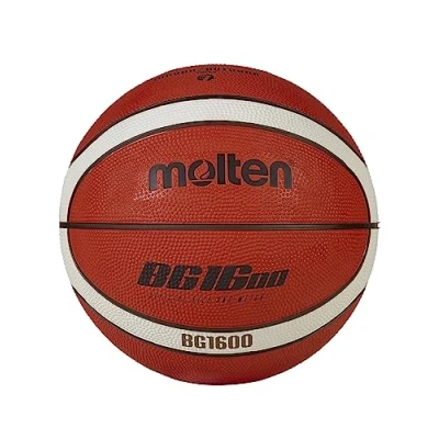 Image of Molten Unisex Bg1600 Basketball, Orange/Ivory, Size 7 UK