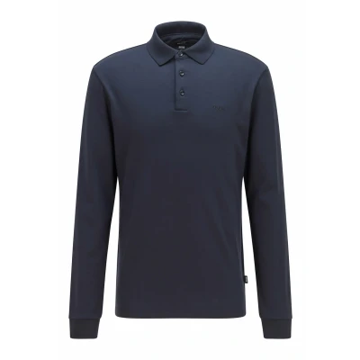 Image of BOSS PADO Polo shirt, Men&#039;s, Size: Small, Dark blue