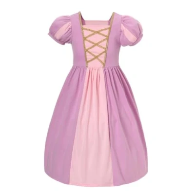Image of Lito Angels Princess Rapunzel Fancy Dress Up Clothes Play Wear for Kids Girls, Age 2 3 Years, Purple (Tag Number 90)