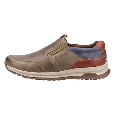 Image of Hush Puppies Men&#039;s Cole Sneaker, Khaki, 12 UK