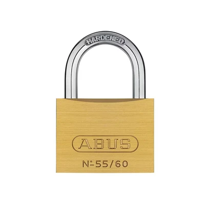 Image of ABUS 55/60 Brass Padlock with 5601 Alike Keyed, 02877,60 mm