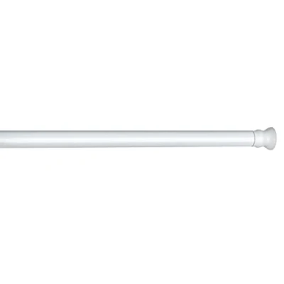 Image of Wenko 19211100 Telescopic shower rod White Ø 2 cm, Metal Aluminium,