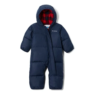 Image of Columbia Unisex Kids Snuggly Bunny Bunting, Snowsuit Romper, Black, Size 18/24