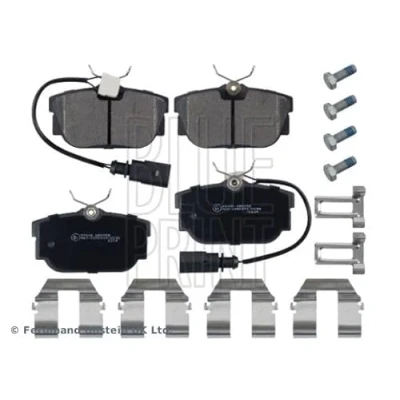 Image of 7D0698451F, 7M3698451D, 7M3698451F Brake pad set BLUE PRINT ADV184254 VOLKSWAGEN: TRANSPORTER 4, Sharan I, 4 Bus, SEAT: Alhambra I