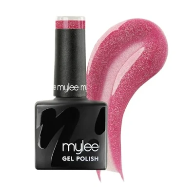 Image of Mylee Gel Nail Polish 8ml [I Dare You] UV/LED Soak Off Art Manicure Pedicure for Professional, Salon &amp; Home Use [Fine Glitter Range] Long Lasting Easy to Apply