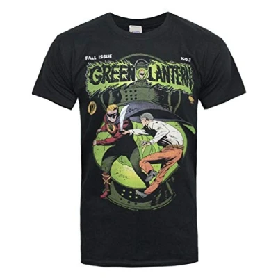 Image of Green Lantern Comic Men&#039;s T Shirt Grey