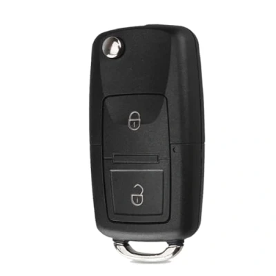Image of 2 Buttons Car Key Fob Cover Replacement Fits for Volkswagen Vw Golf Mk6 Beetle Caddy Jetta Polo Seat Leon Skoda Sharan Touran Transporter Octavia Remote Case