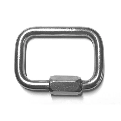 Image of US Stainless Steel 316 Square Quick Link 3/8&quot; (10mm) Marine Grade