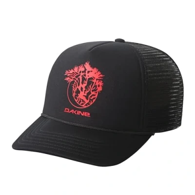 Image of Dakine Men&#039;s Darkside Trucker Cap, Black/RED, One Size