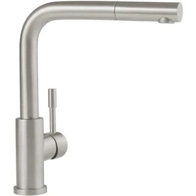 Image of Villeroy &amp; Boch 969701LC Shower Kitchen Sink tap, raw Steel Rusty