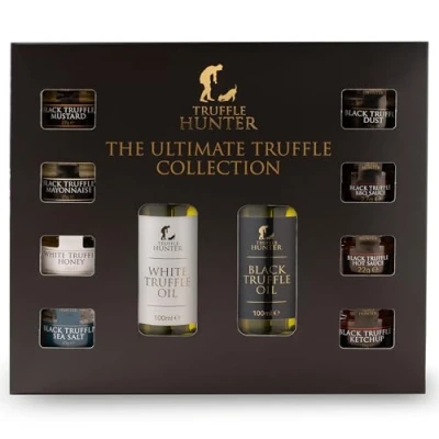 Image of TruffleHunter Ultimate Truffle Collection Gourmet Food Seasoning, Oils, Sauces &amp; Condiments Set