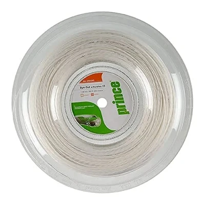 Image of Prince Synthetic Gut Dura Flex String Reel White, 1.30 Mm