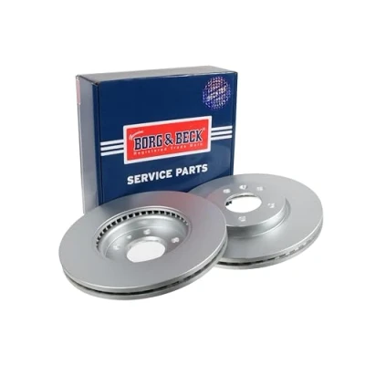 Image of Borg &amp; Beck BBD4797 Brake Disc Pair (Front): Vauxhall Astra 09