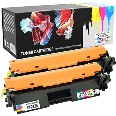 Image of PRESTIGE Cartridge CF217A 17A Compatible Toner for HP LaserJet Pro M102 M102a M102w MFP M130 M130a M130fn M130fw M130nw 2 Black