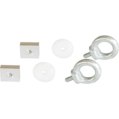 Image of Fiamma 2pc Garage Bar Eye Eyelets Kit Securing Loops Motorhome 98656 494,5.1cm x 9.8cm 3.3cm