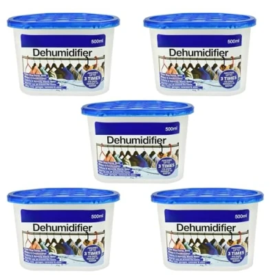 Image of Albert Austin 500ml Dehumidifier Absorber Box Interior Disposable Dehumidifiers For Moisture Trap Condensation Remover Dehumidifying Damp Crystals Home Office (5)