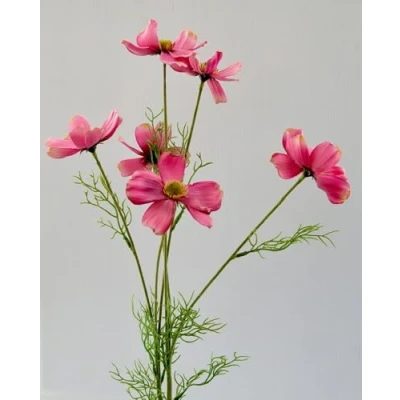 Image of Ferris Heart Sloane Luxury Artificial Dark Pink Cosmo Stem Faux 78cm tall, Flowers, Floristry