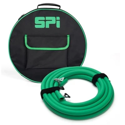 Image of SPI 5M Drain Down Hose with Bag Kit, 5 Meter Pipe 2 Hook and Loop Storage Straps, Clamps, Anti Kink Technology All Supplied The