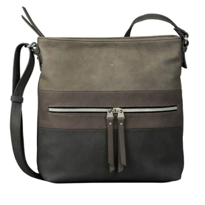 Image of TOM TAILOR Women&#039;s Ellen Shoulder Bag, Mixed Grey, L