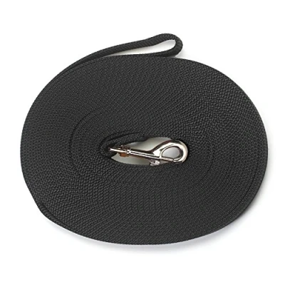 Image of Ancol Outside Training Line Nylon 9 m, Black