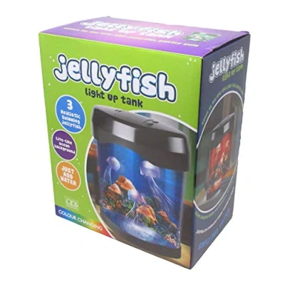 Image of Colour Changing LED Jellyfish Mood Light Lamp Aquarium Tank