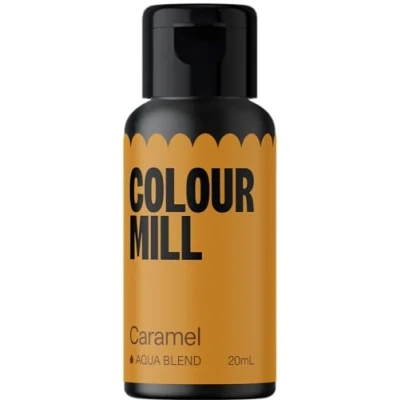 Image of Colour Mill Aqua Blend Food Colouring Liquid Caramel Edible Paint for Royal Icing, Macarons, Meringue, Fondant, Jellies, Beverages and More 20 ml