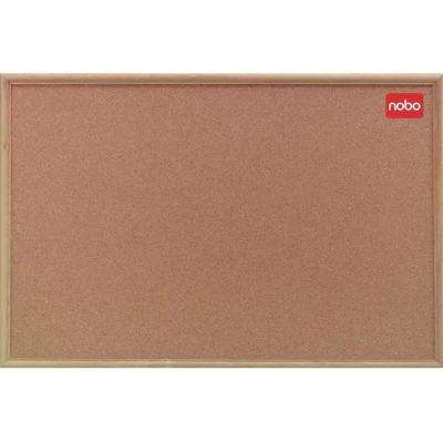 Image of Nobo Classic Office Cork Noticeboard with Natural Oak