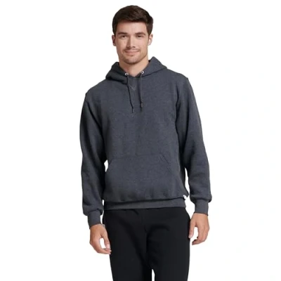 Image of Russell Athletic Men&#039;s Dri Power Fleece Sweatshirt, Black Heather, Large