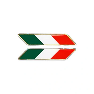Image of Quattroerre 3D Sticker Italian Flag Tilted