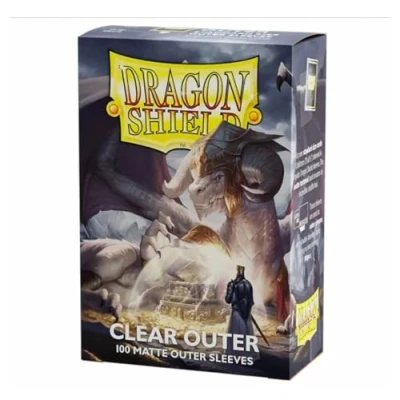 Image of Arcane Tinmen Dragon Shield 13002 Matte Clear Outer Sleeves 100 Count