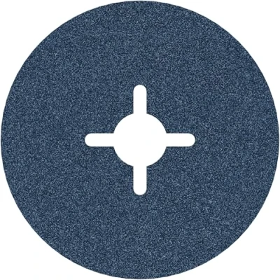 Image of BOSCH 2608606730 115MM X 22MM P120 ZIRCONIA FIBRE SANDING DISCS FOR METAL