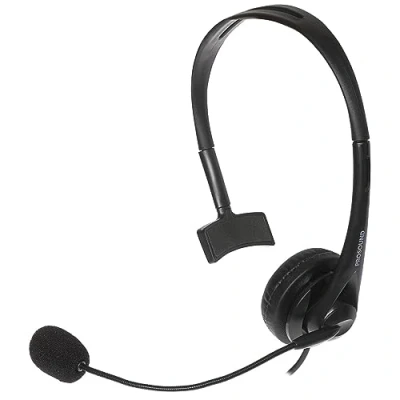 Image of Maono Single Ear Mono Usb A Headset Boom Microphone Noise Cancellation