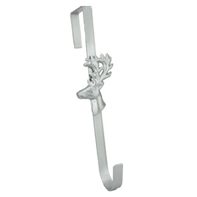 Image of Christmas Concepts® Metal Wreath Hanger Silver Tree Design 29cm