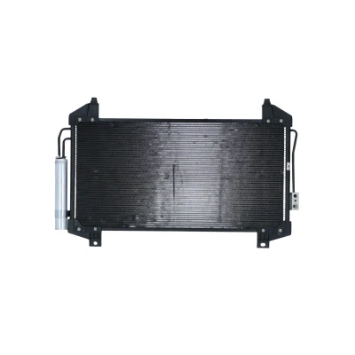 Image of 7812A218, 7812A220, 7812A394 Condenser NRF 350377 with dryer, seal ring 15,5mm 10,1mm 709mm MITSUBISHI: OUTLANDER 3