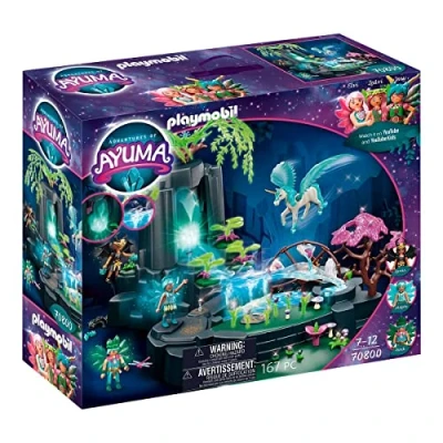 Image of Playmobil Adventures of Ayuma 70800 Magical Energy Source, To play With water, light and fog function, For ages 7+