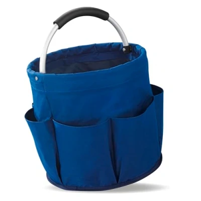 Image of Maximex Storage Box for Cleaning Utensils, Polyester, Blue, 26.5 x 28 cm