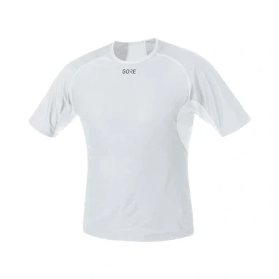 Image of GORE WEAR Men&#039;s Short Sleeved Undershirt, WINDSTOPPER, Base Layer, Multisport, Light Grey/White, XXL