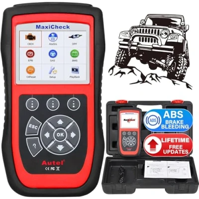 Image of Autel MaxiCheck Pro ABS Autobleed OBD2 Diagnostic Tool, with ABS/SRS Airbag, Oil Reset, SAS, EPB, BMS for Specific Vehicles, Lifetime Free Update, Affordable Ideal Service Tool Technicians/DIYers