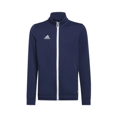 Image of adidas Performance Entrada Track Unisex Training jacket for kids, Size: 5 6y, Team navy blue