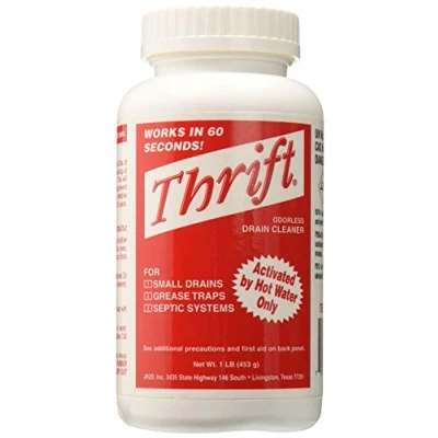 Image of Thrift T 100 Alkaline Based 1 Pound Granular Drain Cleaner