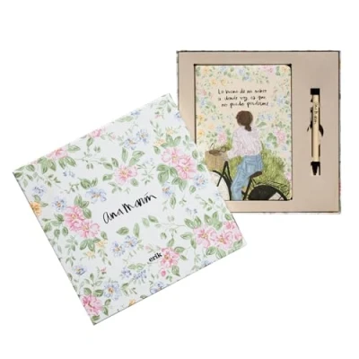 Image of Grupo Erik A5 Notebook With Pen &amp; Gift Box Ana Marin Notebooks Notepads Notepad Dotted Journal Sketchbook