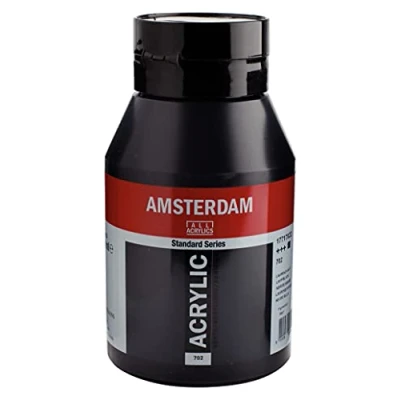 Image of Amsterdam Acrylic 1LTR Paint Lamp black